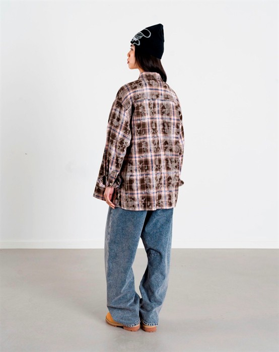 WBZimo Check Skjorte - Pink